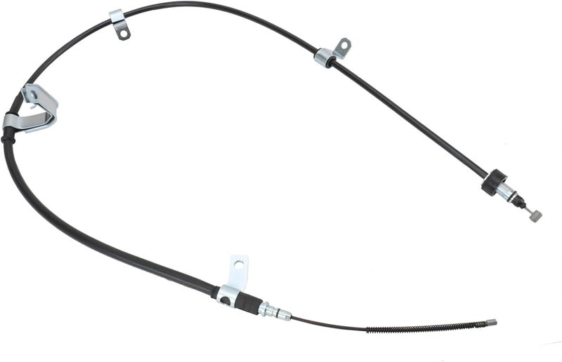 TRQ Rear Right Parking Brake Cable for 2007-2009 Hyundai Accent & 2006-2008 Kia Rio/Rio5 - Image 1