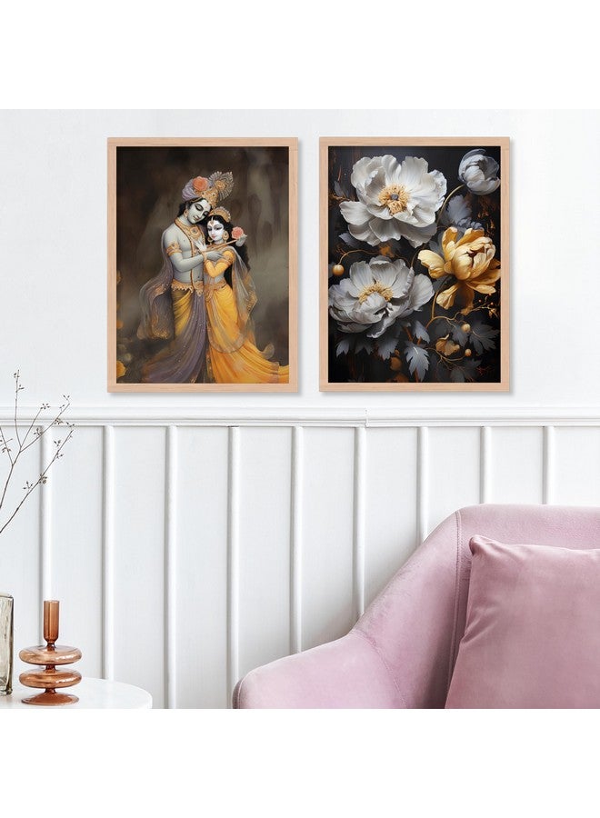 ARTELLY Wall Painting For Living Room Bedroom - Framed Wall Art - Painting For Wall Decoration - Office Frames For Wall Decor (Set Of 4) (Medium, Modern 10) - Image 4