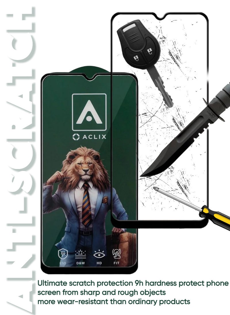 ACLIX 4 Pieces Antistatic ESD Dustproof Premium Quality High Definition Tempered Glass Screen Protector Designed For Xiaomi Redmi 10A - Image 2