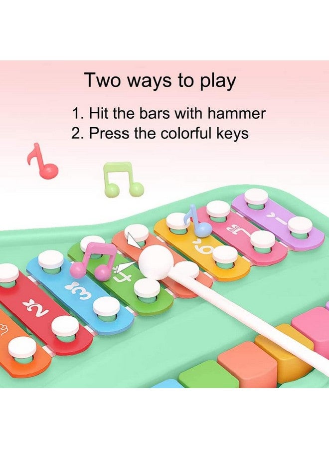 FunBlast Xylophone - Xylophone for Kids, Kids Musical Instruments, Kids Xylophone, Xylophone for 1 Year Old, Kids Drums & Percussion, Hammering & Pounding Toys, Hand Knock Piano Toys (Yellow) - Image 4