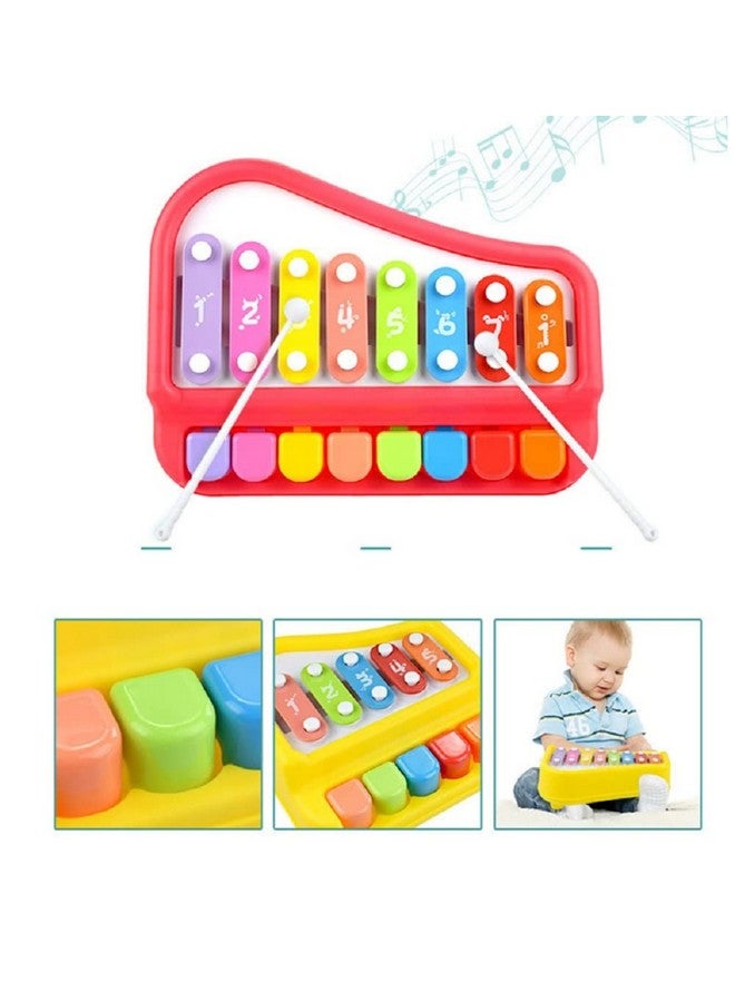 FunBlast Xylophone - Xylophone for Kids, Kids Musical Instruments, Kids Xylophone, Xylophone for 1 Year Old, Kids Drums & Percussion, Hammering & Pounding Toys, Hand Knock Piano Toys (Yellow) - Image 3
