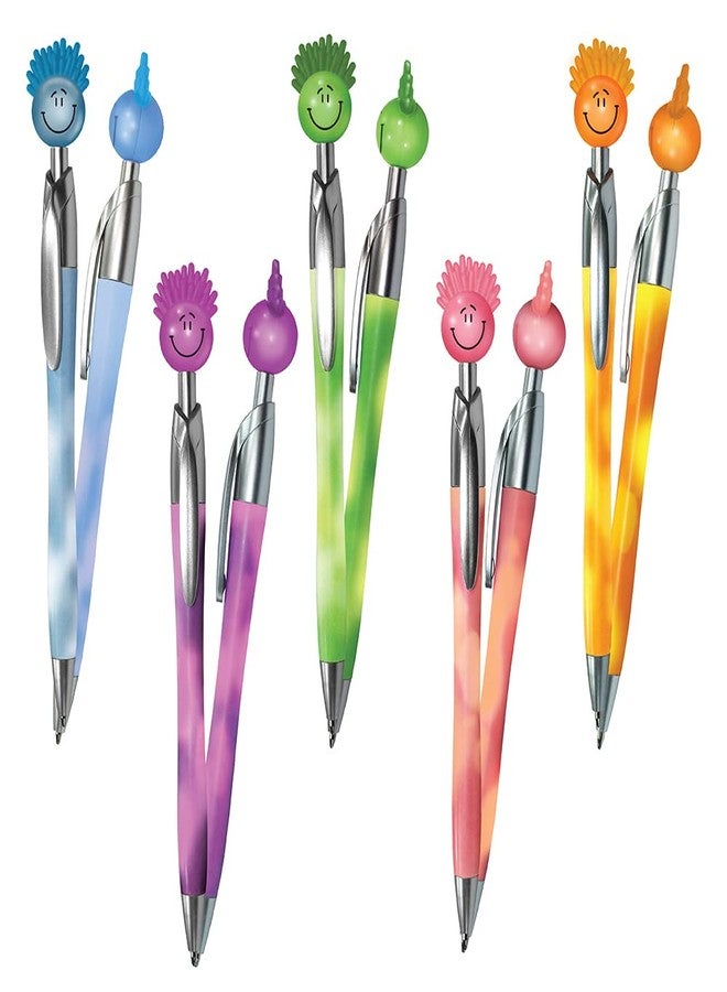 AAkron Color changing Mood Fun Guy Pen - set of 10, Green To Yellow, Orange To Yellow, Blue To White, Purple To Pink, Tropical Red To Orange (Colors as shown in the picture may vary) - Image 1