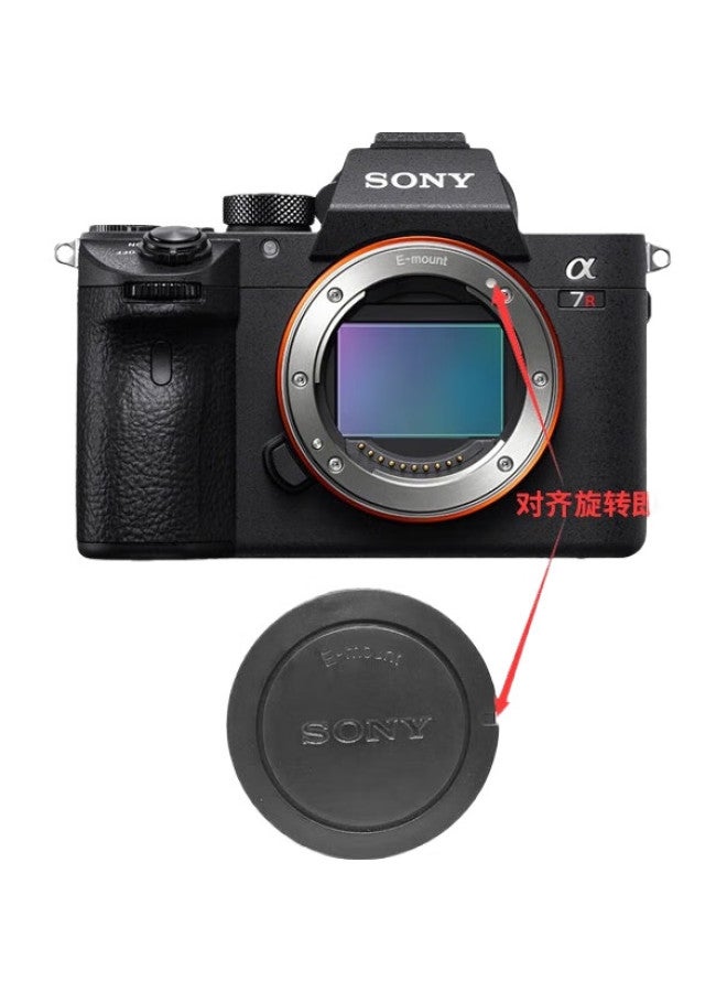 Earlymen Early Traveler Sony E-Mount Camera Body Cover Lens Rear Cap, Compatible With A7M3 A7M4 A7R2 A7R3 A7R4 E10 A6400 A6300 A6700 A6600 Mirrorless Camera Accessories - Image 3