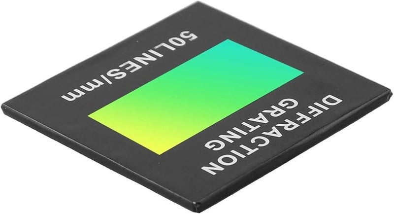 ورقة محزوز الحيود الإرسال الهولوغرافي 50 خطًا 50X50 مم لتجارب التدريس البصري للمطياف الضوئي - Image 5