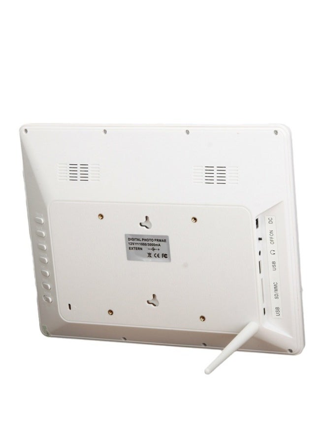 Generic - Direct 12 Inch HD LED Smart Digital Photo Frame Android Network Version Cloud Photo Album Advertising Machine Wifi Version-Color:White - Image 1