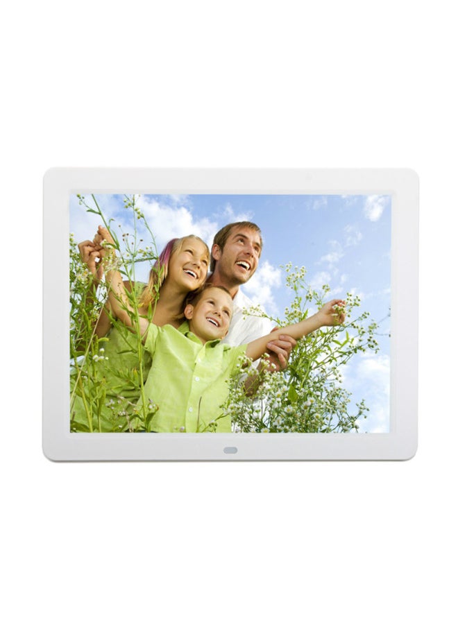Generic - Direct 12 Inch HD LED Smart Digital Photo Frame Android Network Version Cloud Photo Album Advertising Machine Wifi Version-Color:White - Image 1