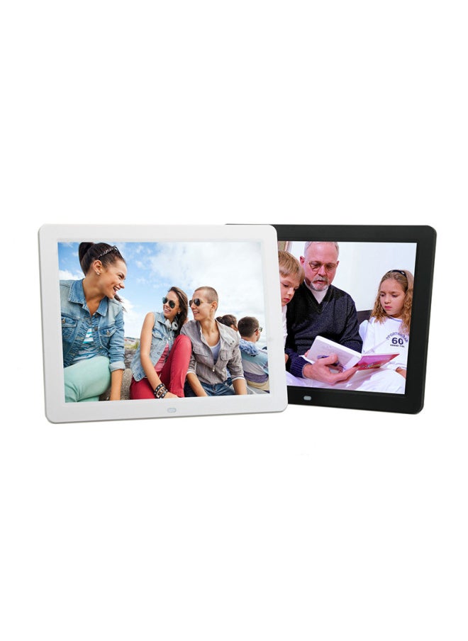 Generic - Direct 12 Inch HD LED Smart Digital Photo Frame Android Network Version Cloud Photo Album Advertising Machine Wifi Version-Color:White - Image 1