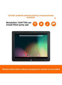 Direct 12 Inch HD LED Smart Digital Photo Frame Android Network Version Cloud Photo Album Advertising Machine Wifi Version-Color:White