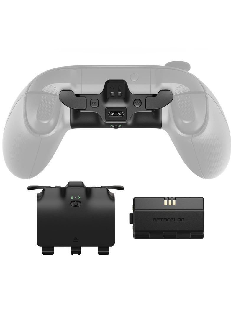 Superpack Xbox Series X|S Controller Strike Pack with 1000mAh Rechargeable Battery Programmable Back ons Six-Axis Gyro and Turbo Compatible with Windows Switch Steam Deck