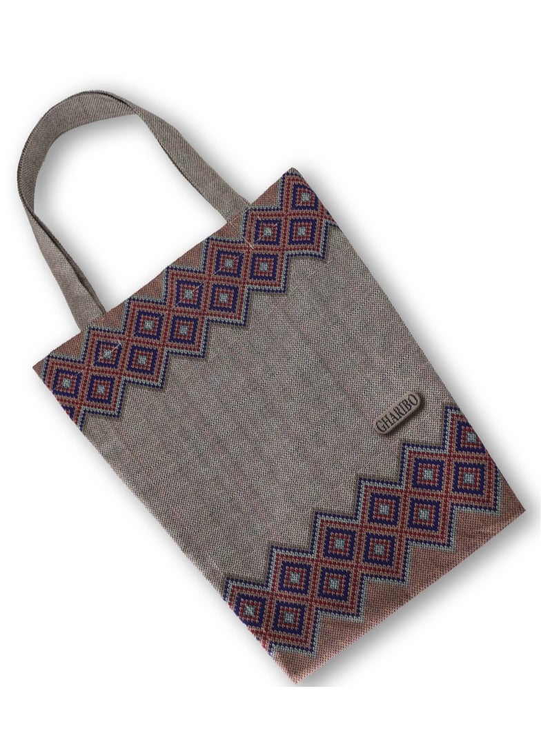 Gharibo Bags casual printed satin triangle tote  bag T230001b - Image 2