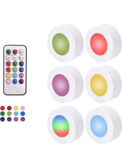 6-Piece RGB LED Night Light With Remote Control Multicolour - pzsku/Z5F1BF6AD1DE5D1E21374Z/45/_/1694245020/cfb922ec-5805-4010-9785-127e188e2a6d