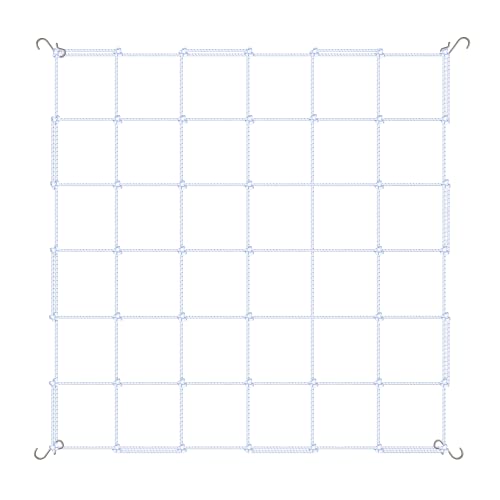 iPower 3' x 3' Grow Room Trellis Netting for 47"x47" Room, Heavy-Duty Elastic Plant Net with Hooks, Flexible Hydroponics Support for Climbing Plants, Vegetables, Fruits, Flowers, Vines - Image 1