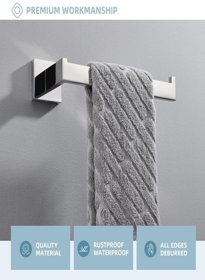 Angle Simple حامل مناشف الحمام البسيط بزاوية، رف مناشف يد مطبخ من الفولاذ المقاوم للصدأ SUS 304 للحائط، كروم مصقول، 10.24 بوصة - Image 3