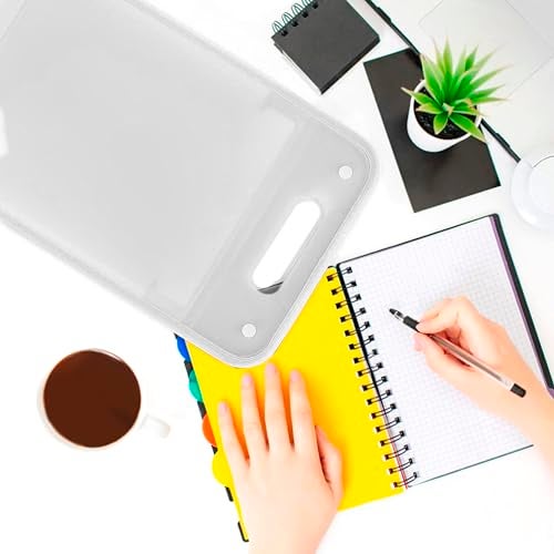 NISUN 13 Pockets Vertical Expanding File Folder Accordion File Folder Organizer for A4 Size Letter Size Paper Document Holder Organizer (White) - Image 5