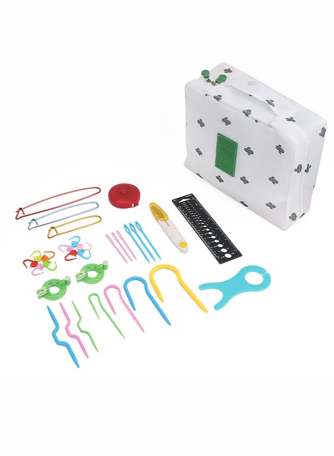 Crochet Yarn Knitting Kit Complete Portable Set - Image 3