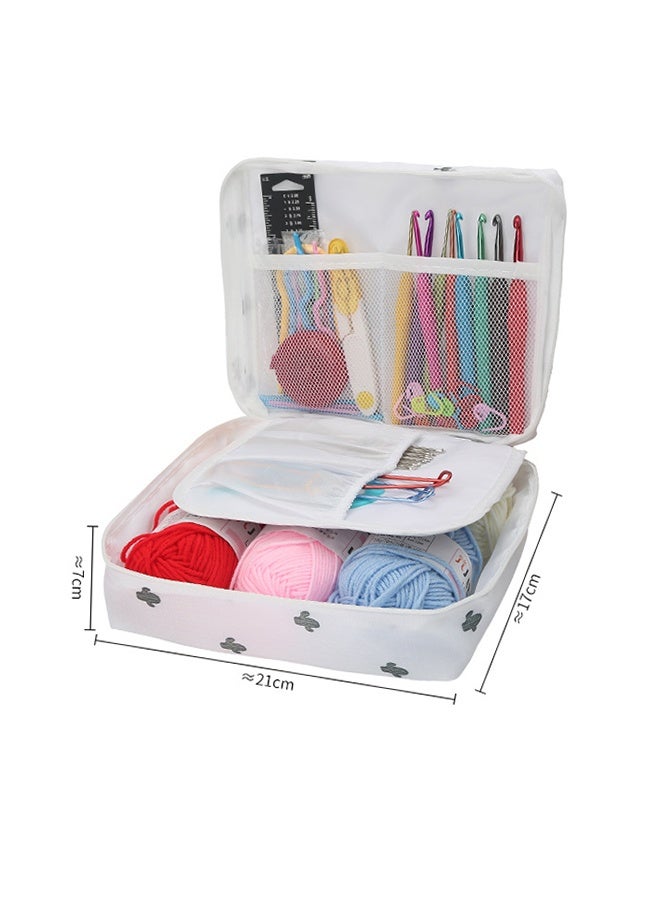 Crochet Yarn Knitting Kit Complete Portable Set - Image 2