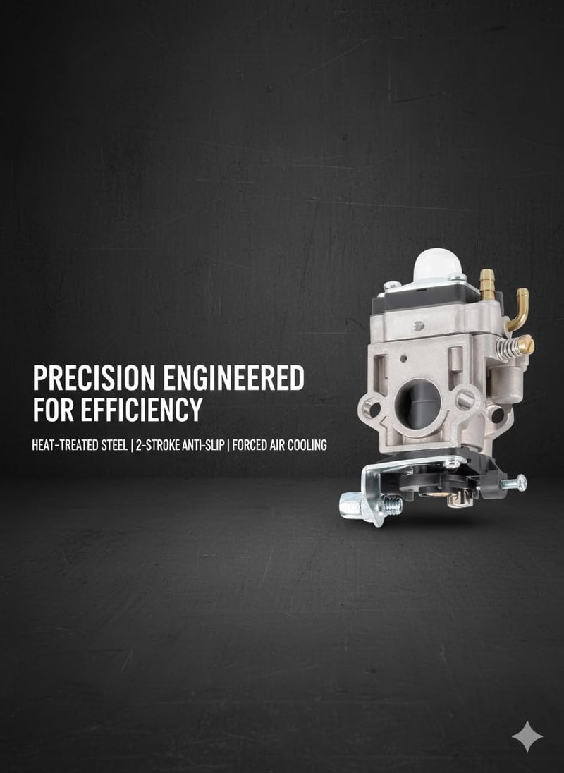 AEGON كربوراتور ثقيل الوزن لـ 43cc / 52 CC قاطع فرشاة 2 شوط ومثقاب أرضي (متوافق مع العلامات التجارية كيسان كرافت، تكساس، بوسطن، غريفز، كيسون، وبالوان) - Image 3