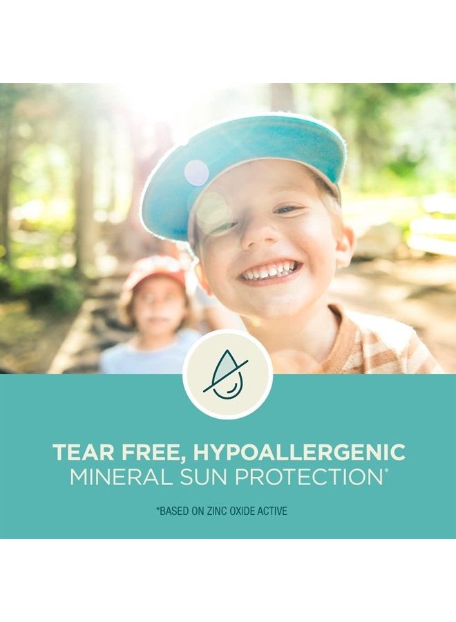 Coppertone واقي شمس للأطفال بسيط ونقي SPF 50، عصا واقي شمس معدني أكسيد الزنك للأطفال، خالي من الدموع، مقاوم للماء، واقي شمس واسع الطيف SPF 50، 0.49 أونصة عصا - Image 3