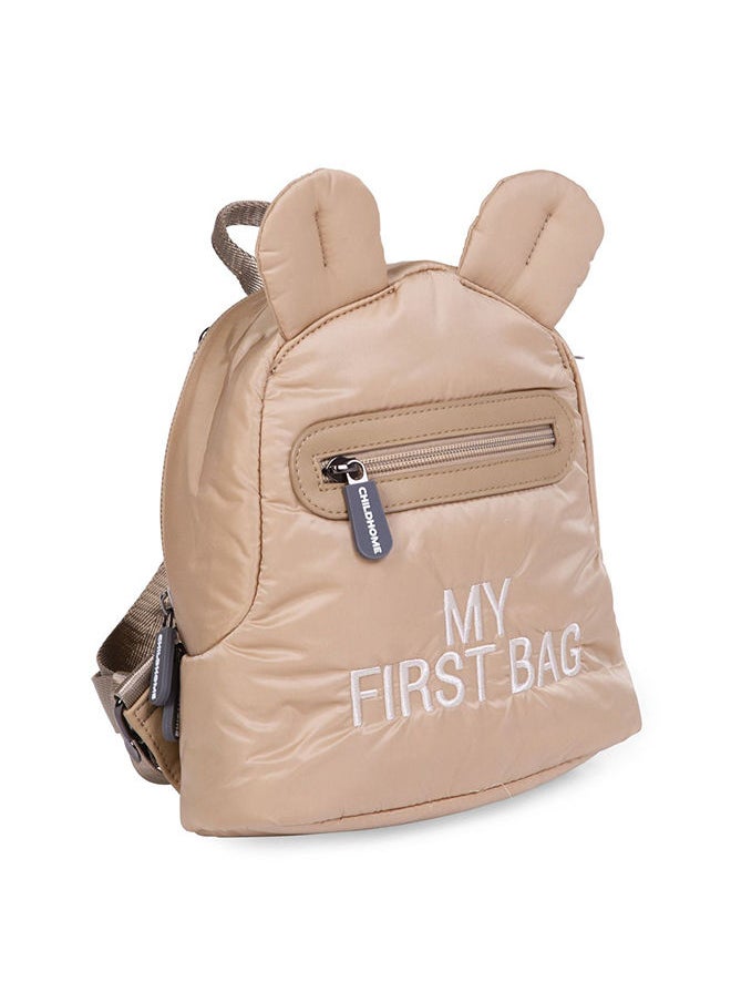 CHILDHOME - Kids My First Bag Puffered Beige - Image 1