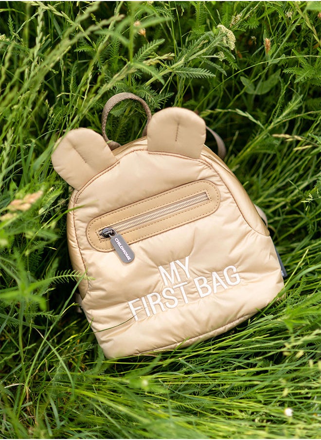 CHILDHOME - Kids My First Bag Puffered Beige - Image 1