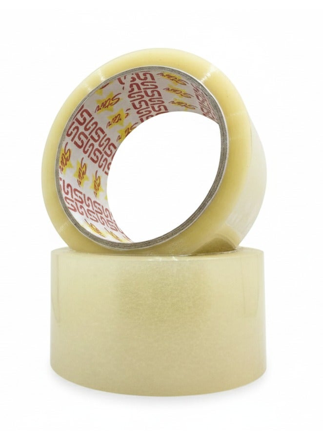 samettex Clear Adhesive Packing Tape 48mm x 70 Yards Strong Sealing Tape for Home Office Shipping and Everyday Use - Image 3