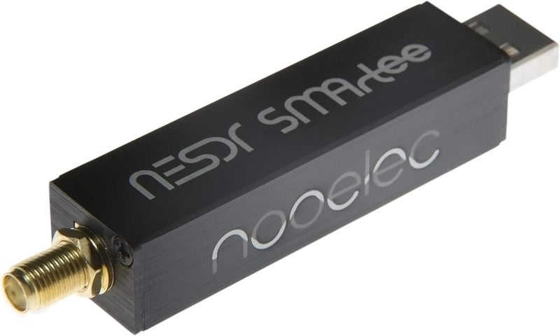 NooElec حزمة NESDR SMArTee v2 - RTL-SDR متميز مع Bias Tee مدمج، هيكل من الألمنيوم، 0.5PPM TCXO، مدخل SMA، قاعدة هوائي و3 هوائيات. راديو معرف برمجي (SDR) يعتمد على RTL2832U وR820T2. - Image 4