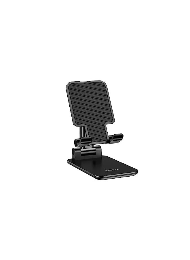 PH29A - Carry, Folding Desktop Stand, Suitable For Mobile Phones/Tablets Within 4.7-10 Inches, Applicable Scenarios: Online Class Study, Meeting, Watching Movies And Video, Live Broadcast - Black