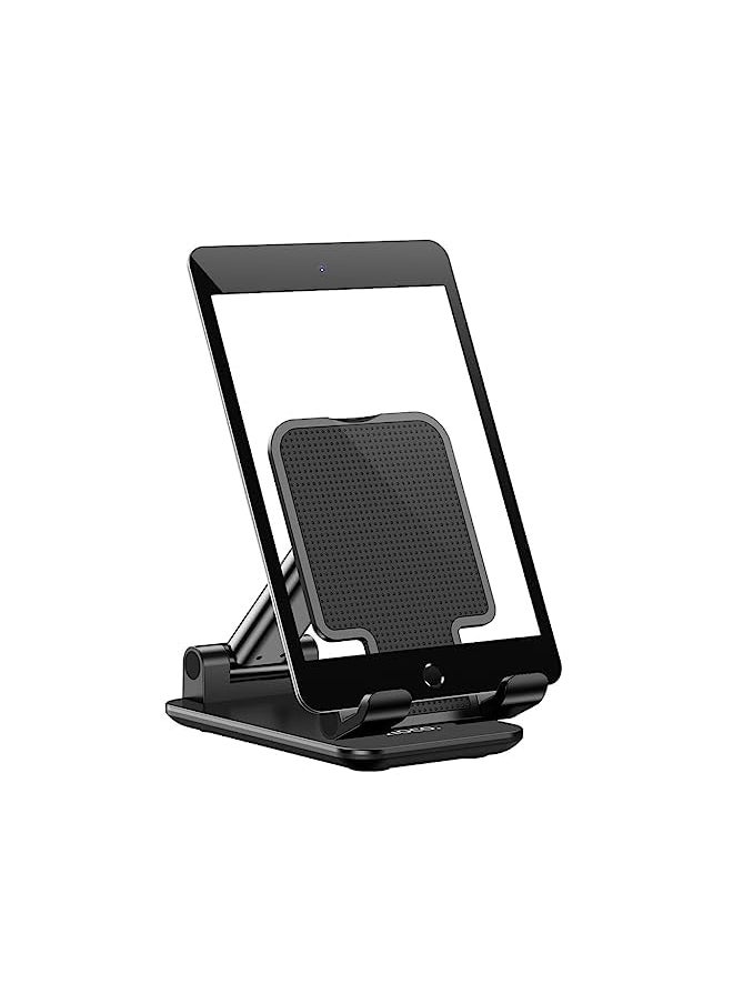 PH29A - Carry, Folding Desktop Stand, Suitable For Mobile Phones/Tablets Within 4.7-10 Inches, Applicable Scenarios: Online Class Study, Meeting, Watching Movies And Video, Live Broadcast - Black