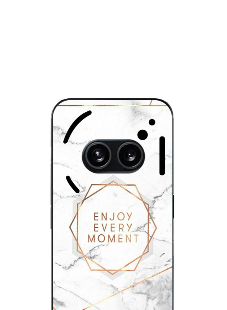 Service Zone Protective Mobile Back Cover Enjoy Every Moment Marble For Nothing Phone 2A 5G - Image 2
