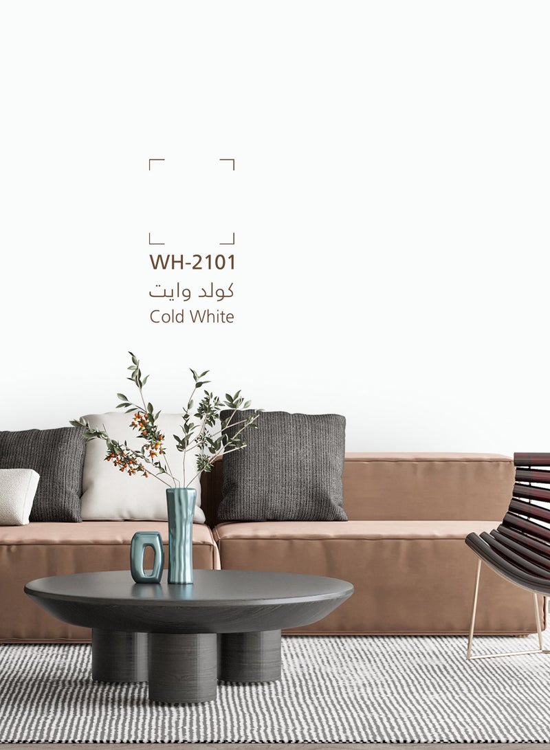 Jazeera Paints Green Interior Walls Paints Matt (color :Cold White) 3L - Image 3