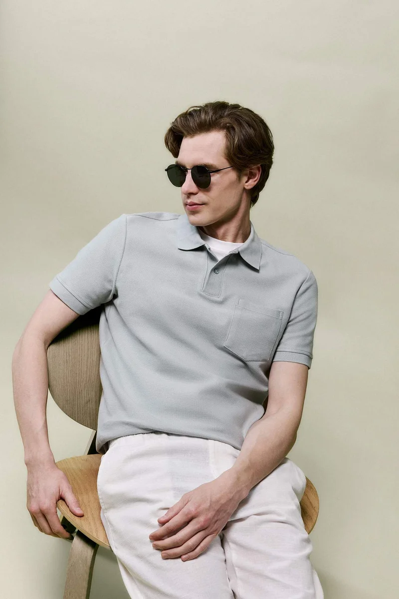 ديفاكتو Regular Fit Short Sleeves Polo T-Shirt