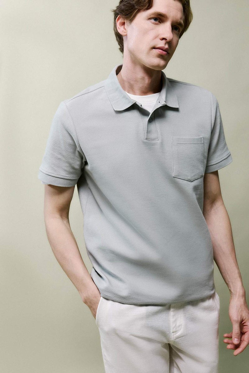 DeFacto Regular Fit Short Sleeves Polo T-Shirt - Image 3