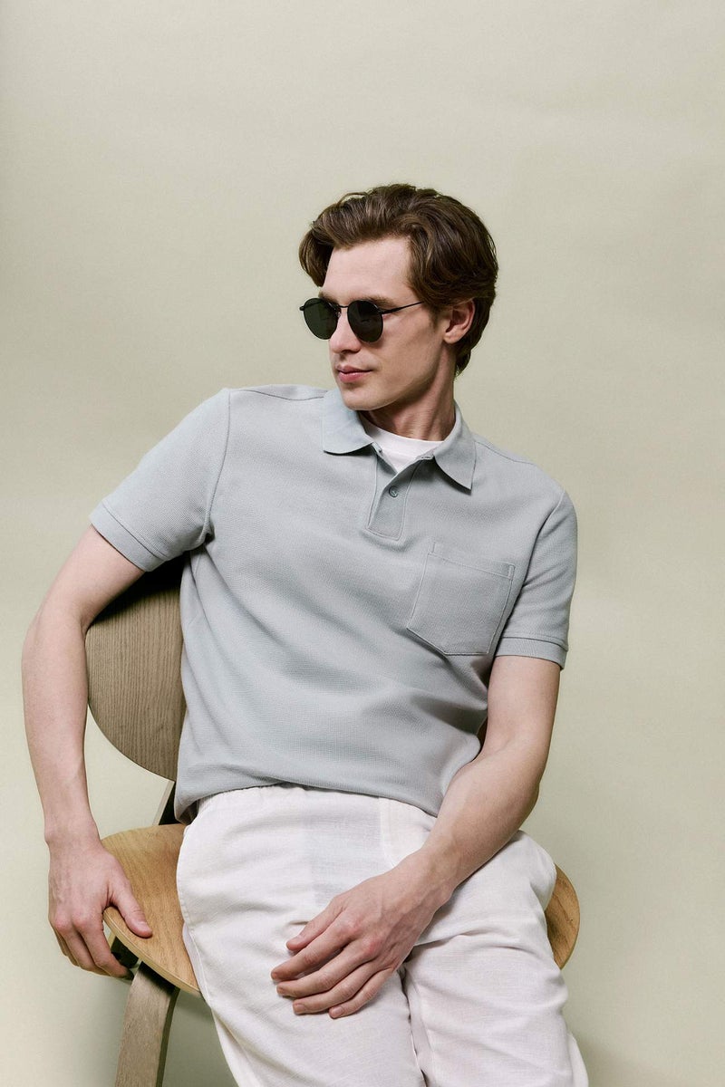 DeFacto Regular Fit Short Sleeves Polo T-Shirt - Image 1