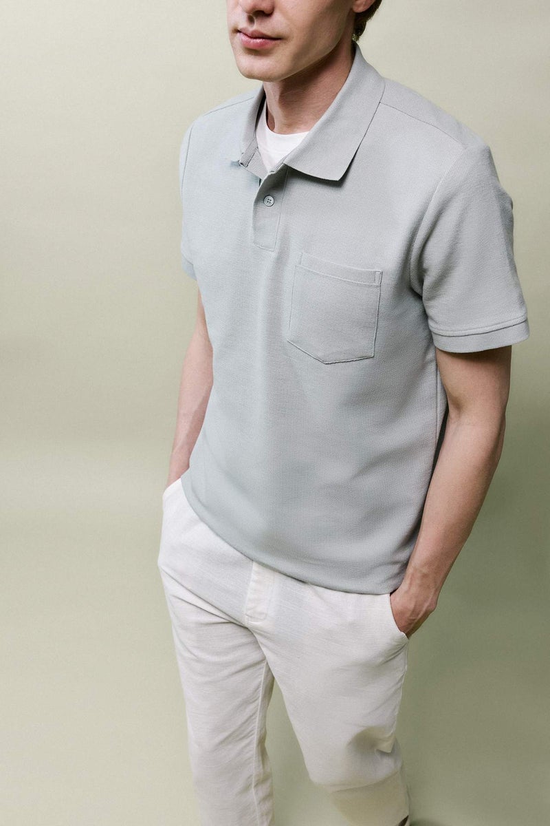 DeFacto Regular Fit Short Sleeves Polo T-Shirt - Image 4