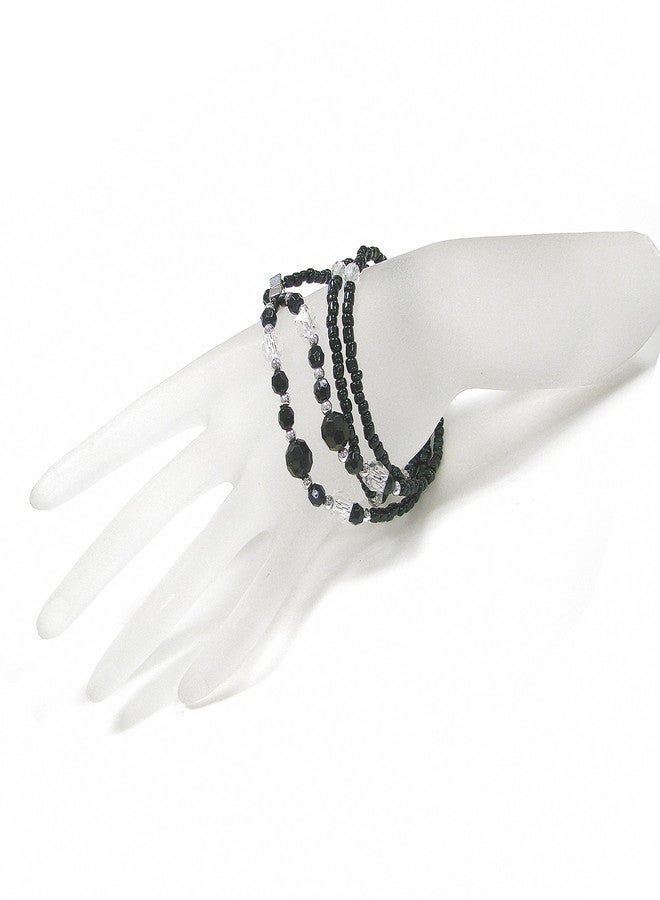 Linpeng Black White Beaded Lanyard Badge Holder for Women, Nurse Birthday for Her, 1 pc - Image 5