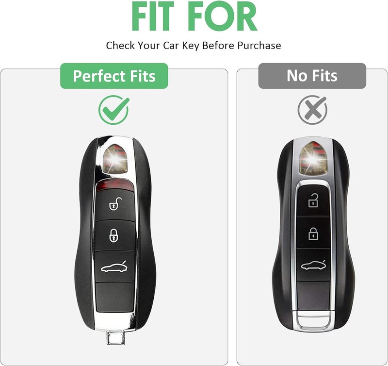 WORCAS Premium Soft TPU Key Fob Cover for Porsche - Image 2