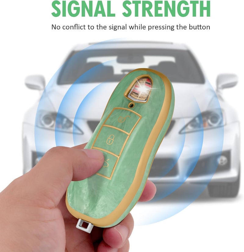 WORCAS Premium Soft TPU Key Fob Cover for Porsche - Image 3