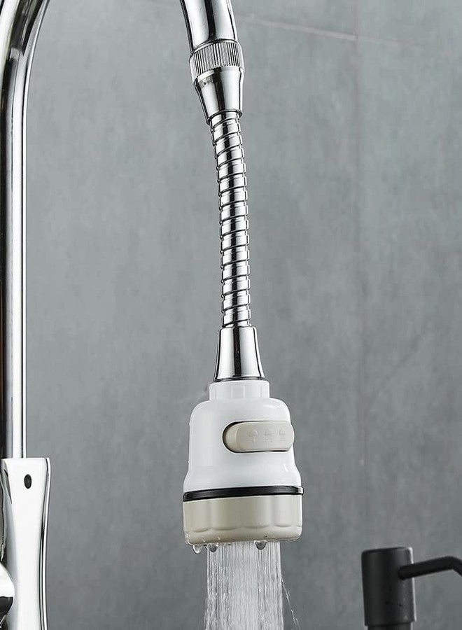 KitchenFest® 360 Degree Rotating Sprinkler, Water Saving Nozzle, 3-Gear Adjustable Head Nozzle, Splash-Proof Filter Extender Sprayer for Kitchen and Bathroom. - Image 1