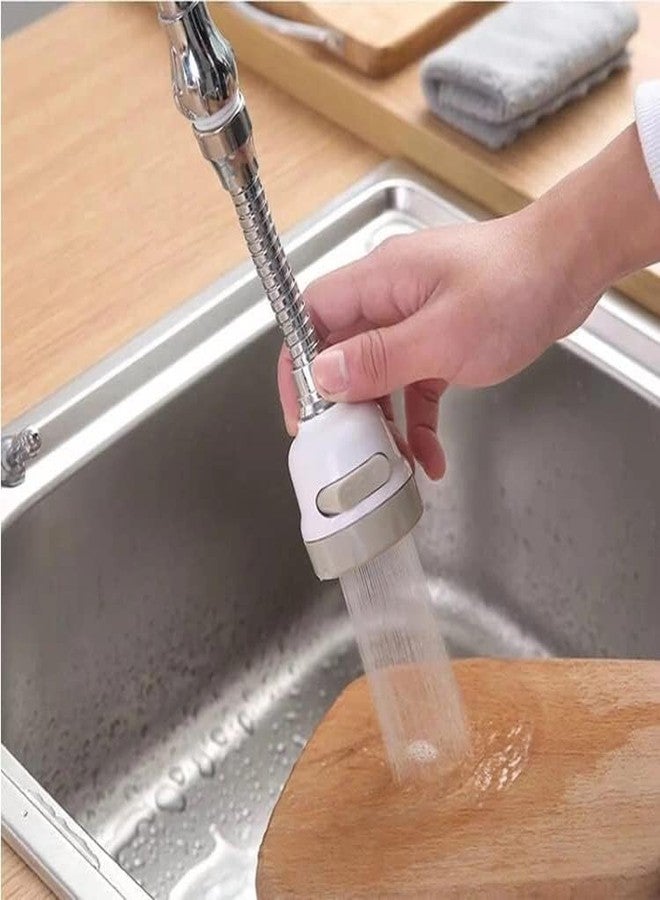 KitchenFest® 360 Degree Rotating Sprinkler, Water Saving Nozzle, 3-Gear Adjustable Head Nozzle, Splash-Proof Filter Extender Sprayer for Kitchen and Bathroom. - Image 4