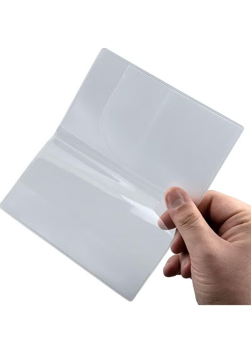 4-Pack Clear Passport Covers: Plastic Protector Sleeves for Travel Documents. - Image 5