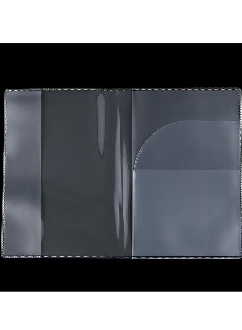 4-Pack Clear Passport Covers: Plastic Protector Sleeves for Travel Documents. - Image 4