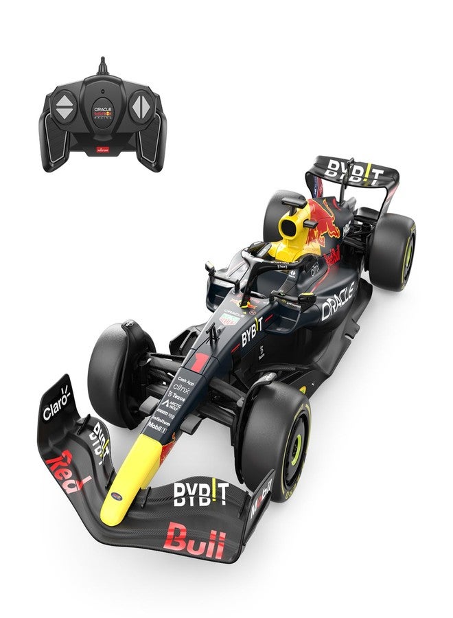 RASTAR Red Bull F1 1/18 Scale RC Car - 2022 Oracle Racing Remote Control Formula 1 RB18 Sergio Perez Model - Dark Blue 2.4G for Kids Adults - Image 1