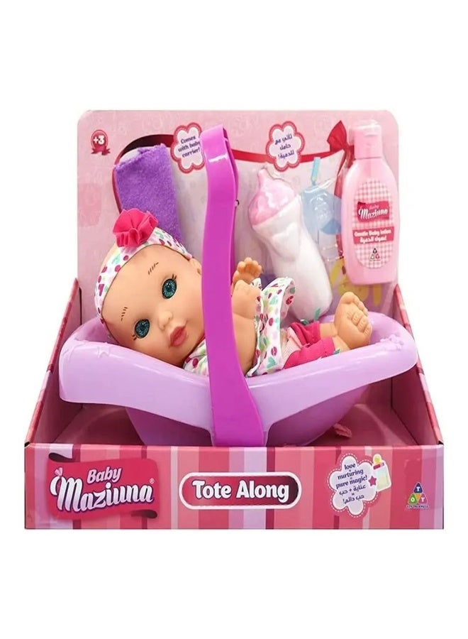 Baby Maziuna Tote Along Baby Doll Playset  - Image 1