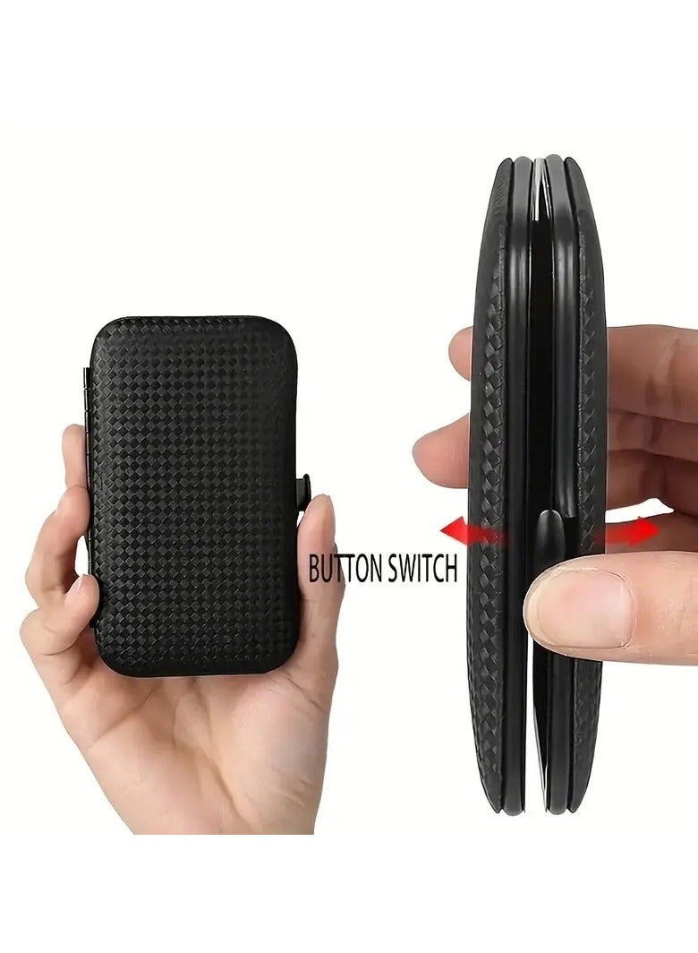 ORiTi طقم مانكير مجموعة مقص الأظافر مع ملف أظافر مدمج للعناية الشخصية للرجال والنساء مجموعة 7 قطع محمولة للسفر منزلية مقص أظافر سوداء أدوات العناية الشخصية - Image 3