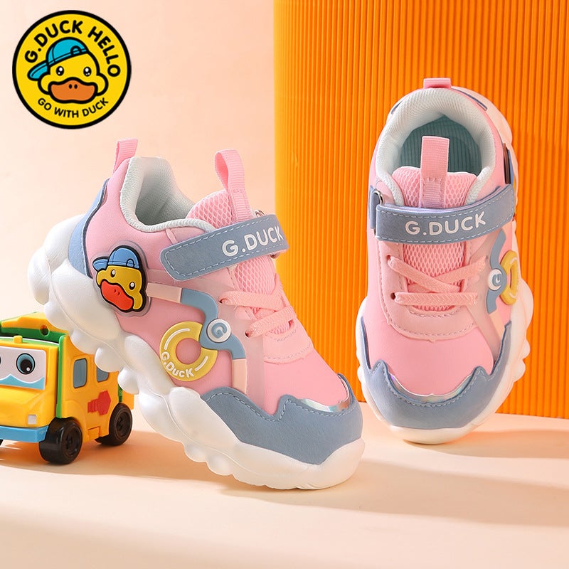 G.Duckkids Little Yellow Duck Children'S Baby Shoes Waterproof Leather Surface Boys' Functional Shoes Toddler Shoes - Image 5