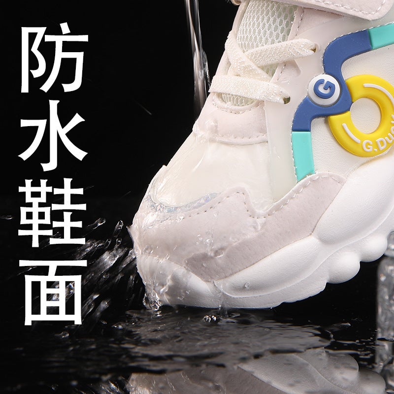 G.Duckkids Little Yellow Duck Children'S Baby Shoes Waterproof Leather Surface Boys' Functional Shoes Toddler Shoes - Image 4