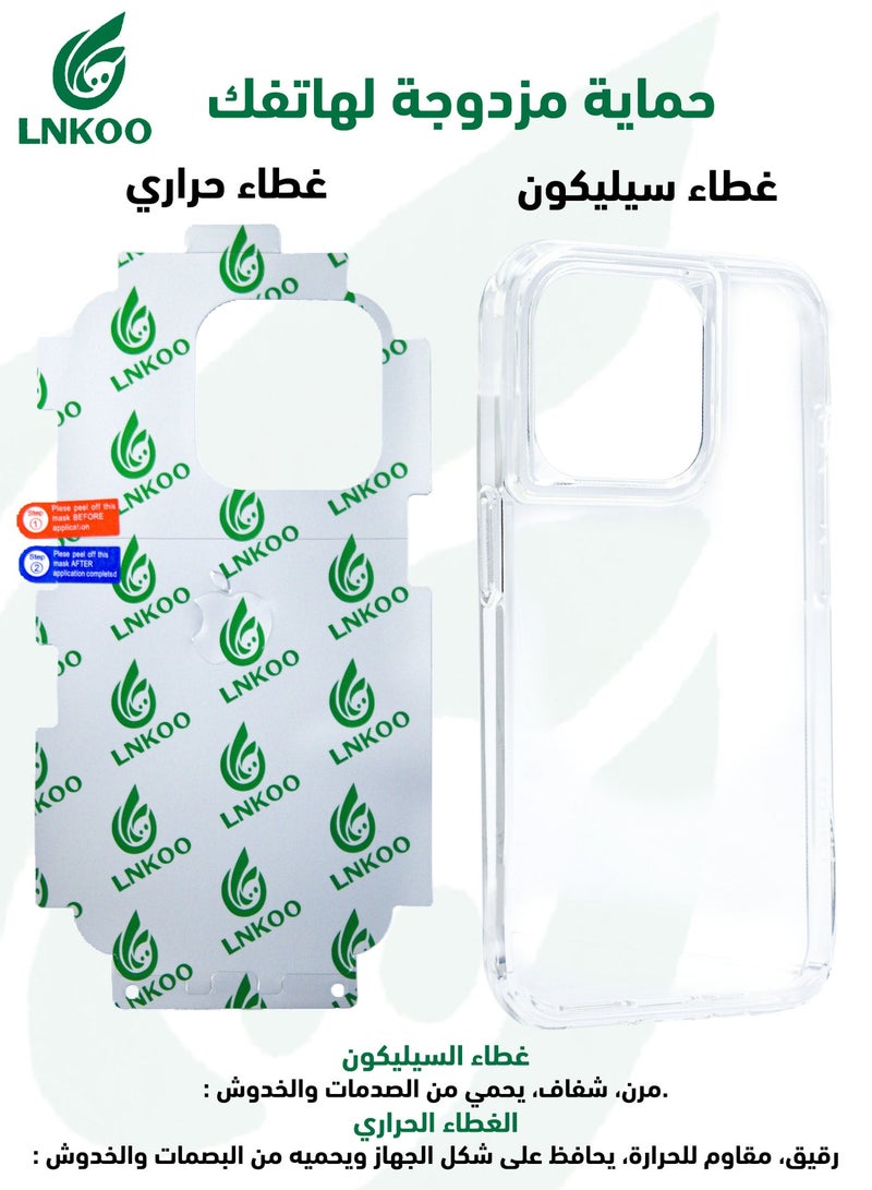 LNKOO 8-in-1 Full Protection Kit for iPhone 16 Pro – Ultimate Shield & Performance - Image 3