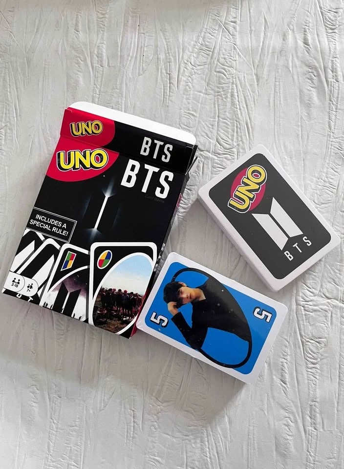 Mattel Games 🎤 UNO BTS - Card Game Edition - Includes a Special Rule! - Go And Play With Your Stars!  - Image 4