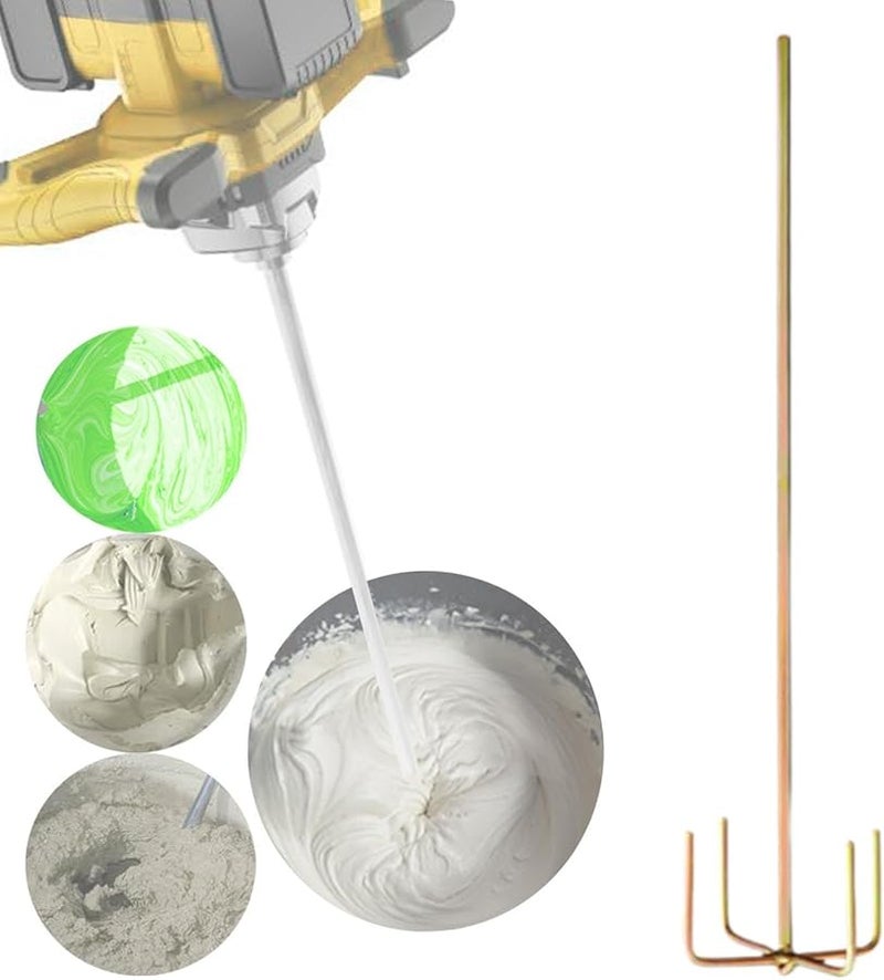 Electric Cement Mixer Rod Hexagonal Handle Type A Wear Resistant Concrete Stirring Tool - Image 3