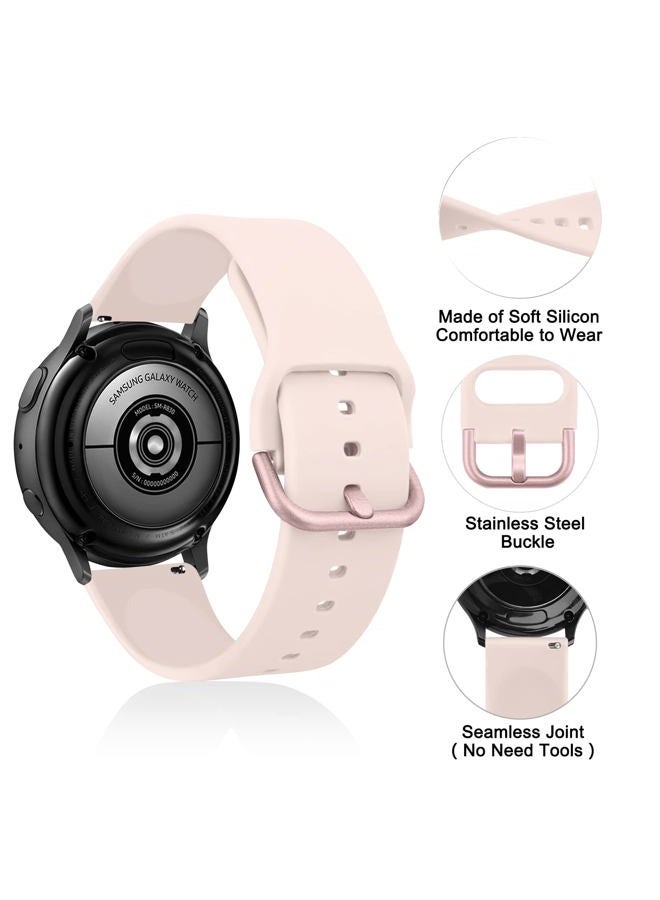 AK 4Pack Bands Compatible with Amazfit Active 2 / Active Watch Band Women Men, Soft Replacement Strap for Amazfit GTS 4 3 2 2e/GTS 4 2 Mini/GTR mini/Bip 3/3 Pro/Bip U Pro/Bip S Lite (E) - Image 4